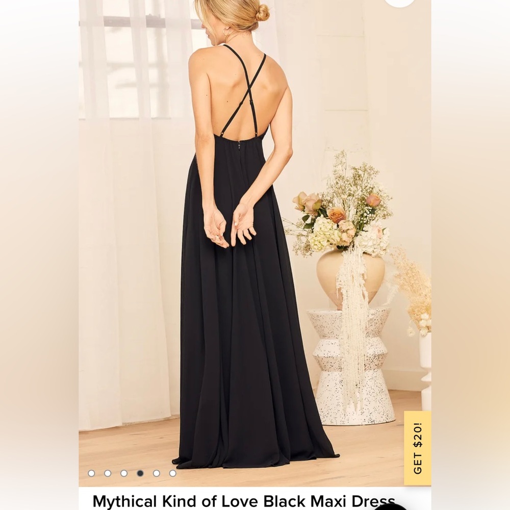 Black LULU’S Long Dress